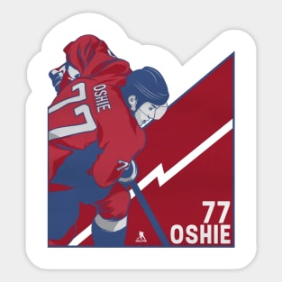 T.J. Oshie Washington Angle Sticker